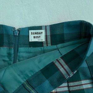 Aritzia - Sunday Best Olive High Waisted Micro Skirt